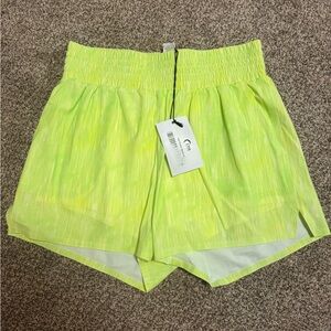 ZYIA Vibrant Lime Athletic Shorts